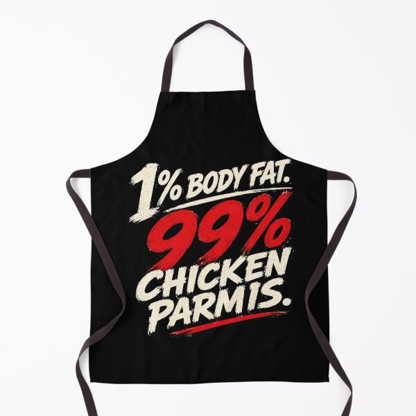 Item preview, 1% Body Fat 99% Chicken Parmis Funny Gym Shirt designed and sold by EverclearDesign.