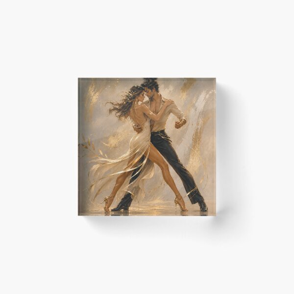 Item preview, Golden Passion Tango Dance Romance designed and sold by aurelixagency.