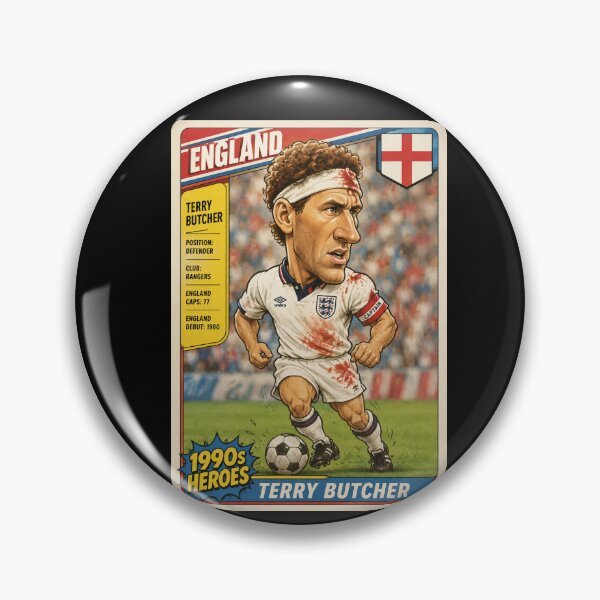 Item preview, Terry Butcher Trading Card designed and sold by halibutgoatramb.