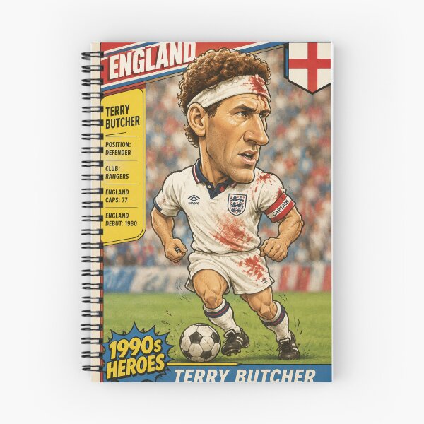 Item preview, Terry Butcher Trading Card designed and sold by halibutgoatramb.