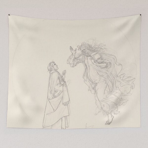 Item preview, Dante Meets Beatrice Ascending in Heaven designed and sold by artofuniverse.