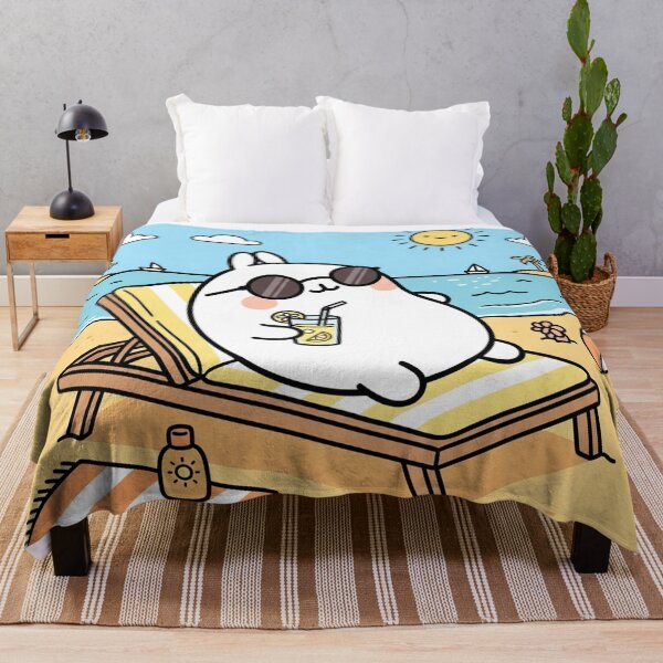 Item preview, Cute rabbit sunbathing designed and sold by snoWorkshop.