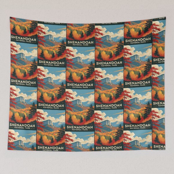Item preview, Shenandoah National Park Autumn USA Vintage Travel Tourism designed and sold by TravelersGems.