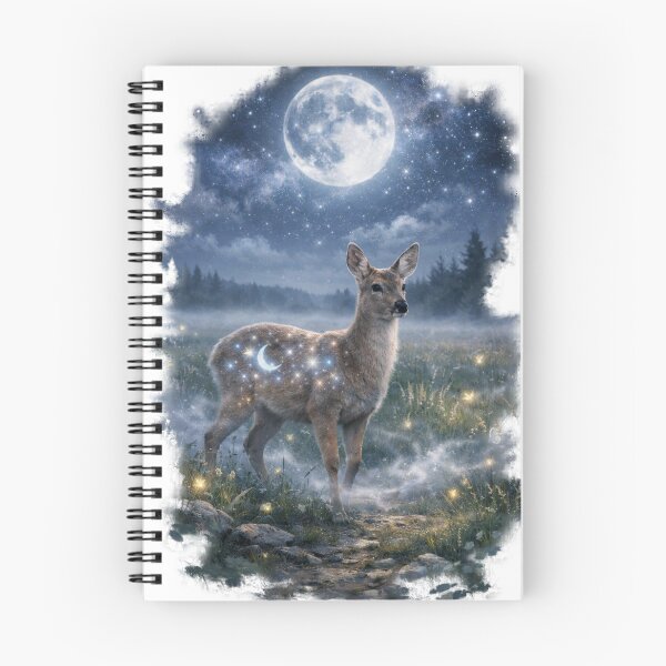 Item preview, Moonlit Roe Deer – Spirit of the Meadow designed and sold by ANNART1602.