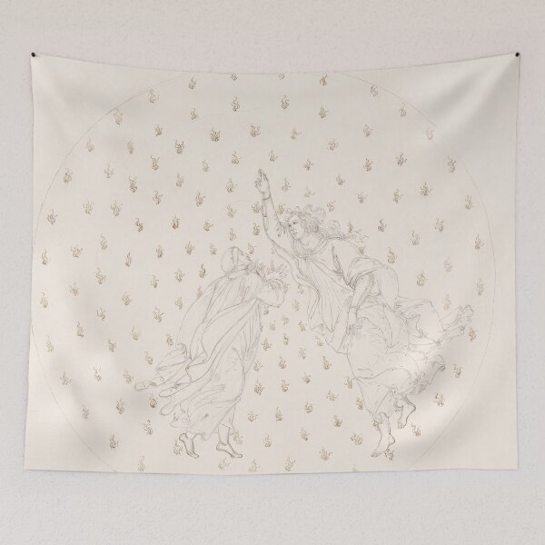 Item preview, Dante and Beatrice Ascending Through Fire designed and sold by artofuniverse.