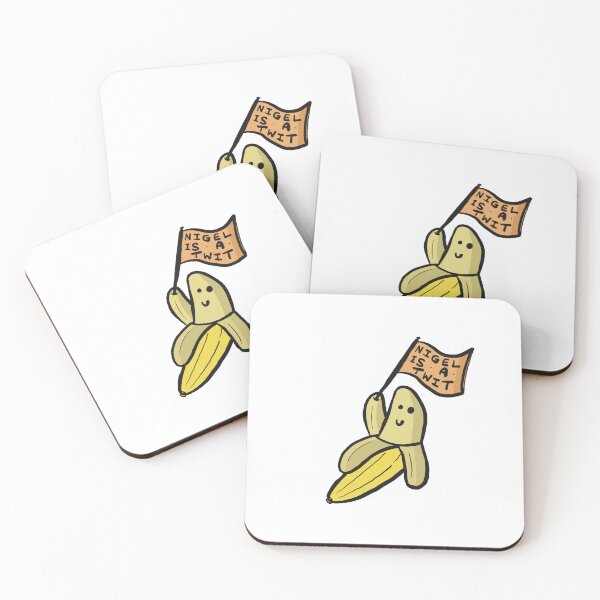 Item preview, Nigel is a twit (Farage) banana designed and sold by SombreroDoodles.