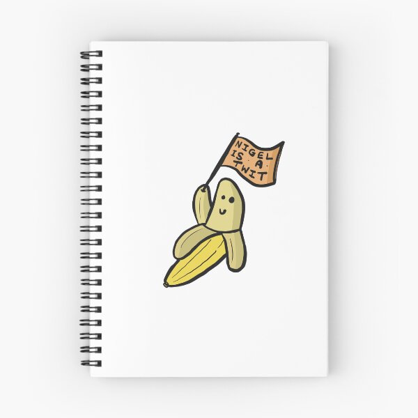 Item preview, Nigel is a twit (Farage) banana designed and sold by SombreroDoodles.