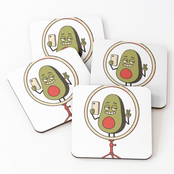 Item preview, Influencer Avocado – Ring Light Selfie designed and sold by Spenceless Designz.