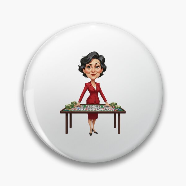 Item preview, Bingo Baddie Gangster Grandma Casino Illustration designed and sold by vk09.