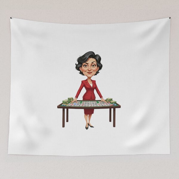 Item preview, Bingo Baddie Gangster Grandma Casino Illustration designed and sold by vk09.
