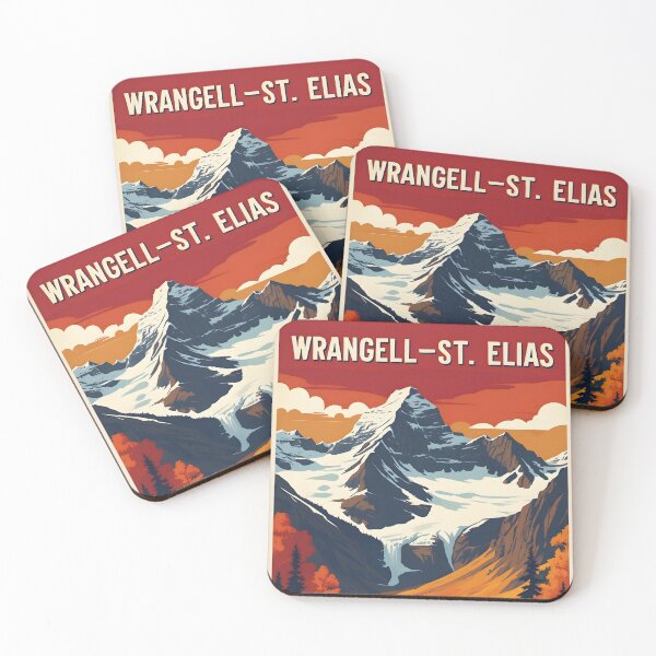 Item preview, Wrangell-St. Elias National Park Autumn USA Vintage Travel Tourism designed and sold by TravelersGems.