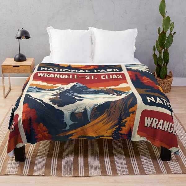 Item preview, Wrangell-St. Elias National Park Autumn USA Vintage Travel Tourism designed and sold by TravelersGems.