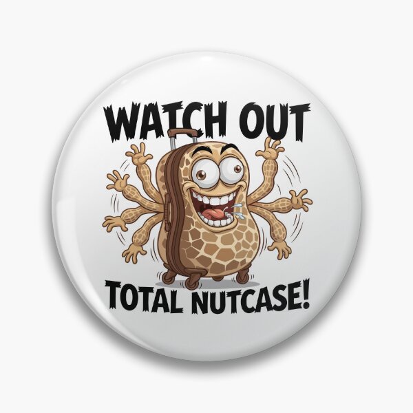 Item preview, Total Nutcase – Monkey Nut Suitcase Cartoon designed and sold by JPees.