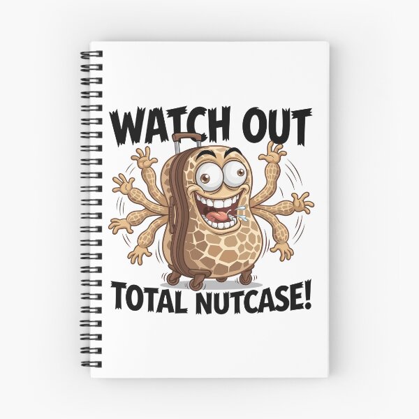 Item preview, Total Nutcase – Monkey Nut Suitcase Cartoon designed and sold by JPees.