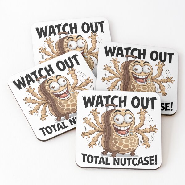 Item preview, Total Nutcase – Monkey Nut Suitcase Cartoon designed and sold by JPees.