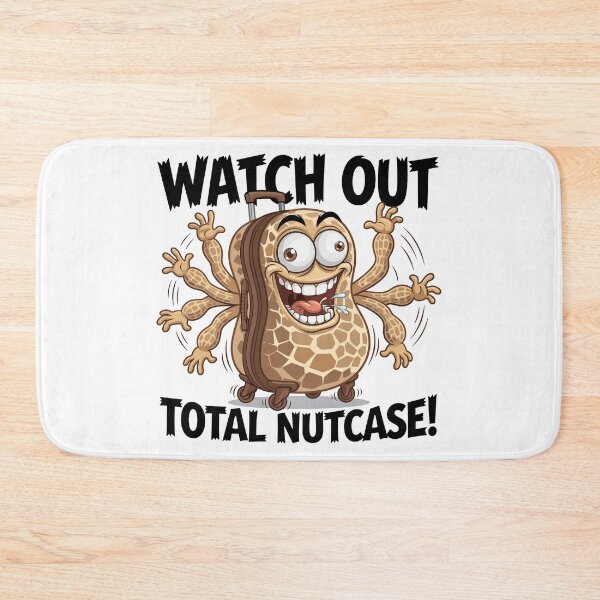 Item preview, Total Nutcase – Monkey Nut Suitcase Cartoon designed and sold by JPees.