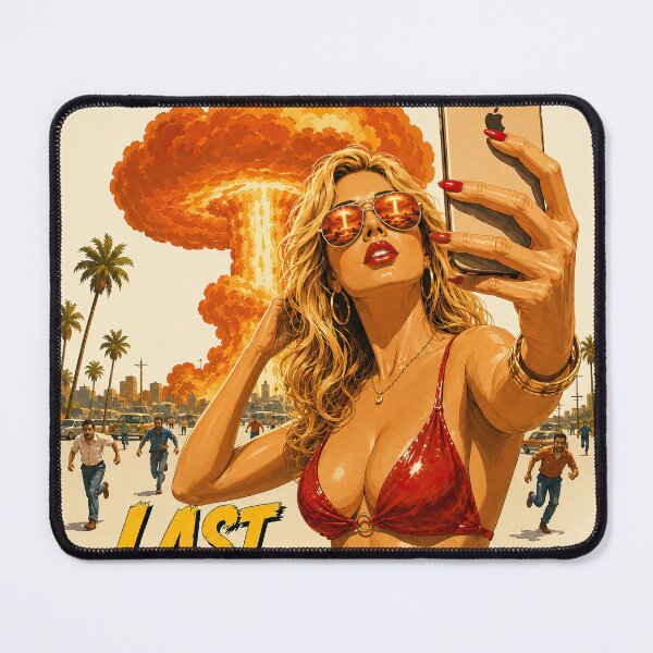 Item preview, Last Selfie – Vintage Exploitation Movie Poster | Social Media Satire designed and sold by obstinator.