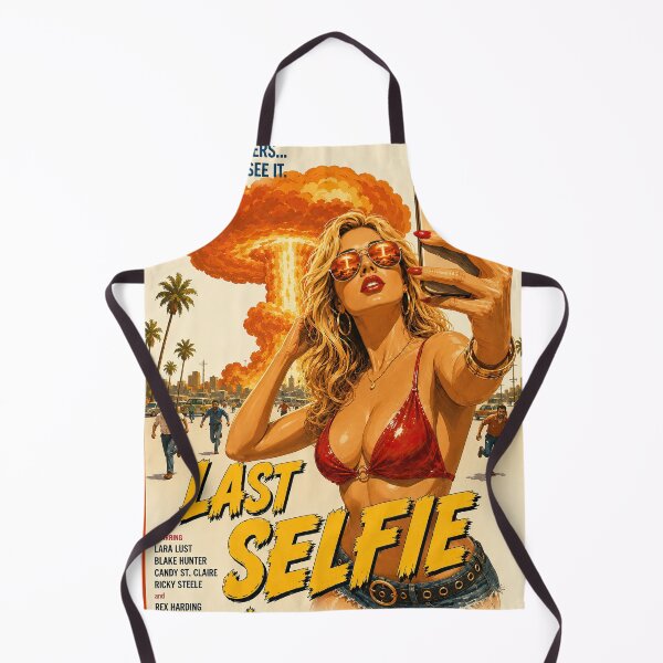 Item preview, Last Selfie – Vintage Exploitation Movie Poster | Social Media Satire designed and sold by obstinator.