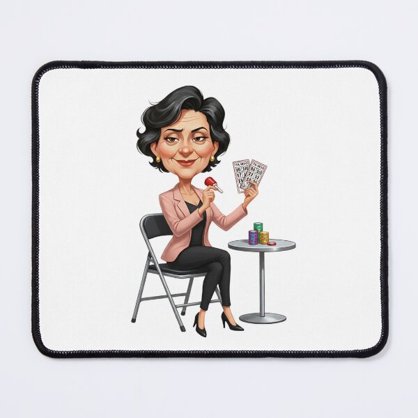 Item preview, Bingo Baddie Gangster Grandma Pink Blazer Illustration designed and sold by vk09.