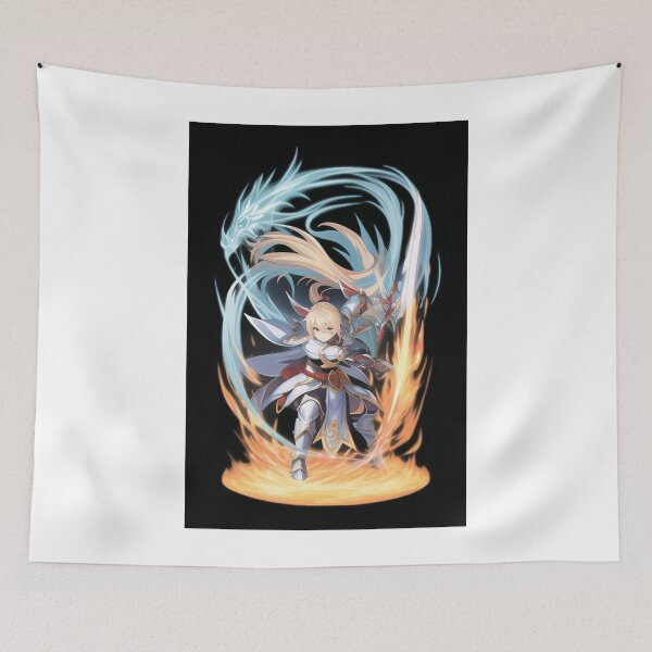 Item preview, Art - Female Manga Character, Heroic Saga and Fantastic Universe designed and sold by AnimeShin.