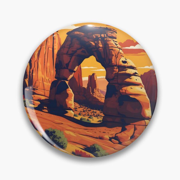 Item preview, Arches National Park Autumn USA Vintage Travel Tourism designed and sold by TravelersGems.