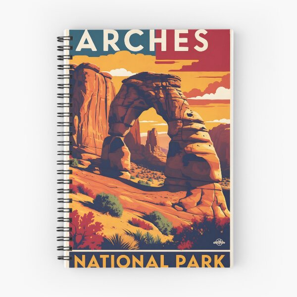 Item preview, Arches National Park Autumn USA Vintage Travel Tourism designed and sold by TravelersGems.