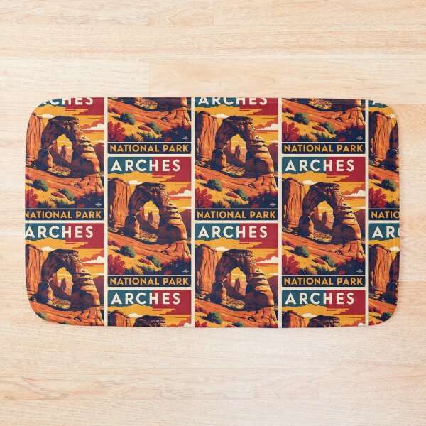 Item preview, Arches National Park Autumn USA Vintage Travel Tourism designed and sold by TravelersGems.