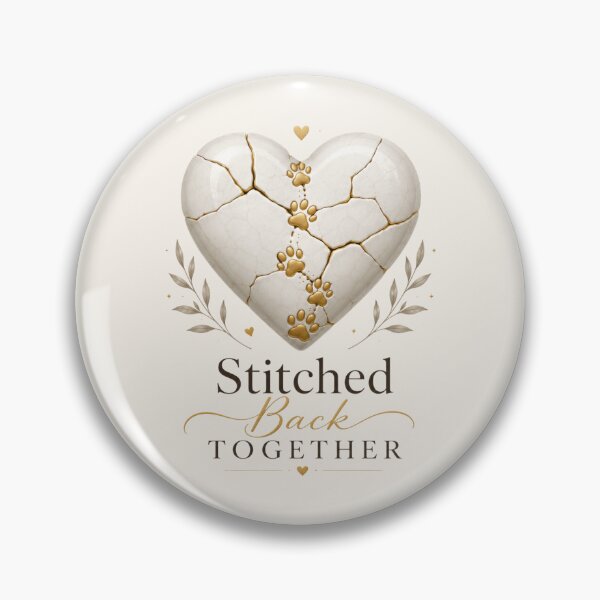Item preview, Stitched Back Together Pet Healing Heart designed and sold by Safe Haven Pets.