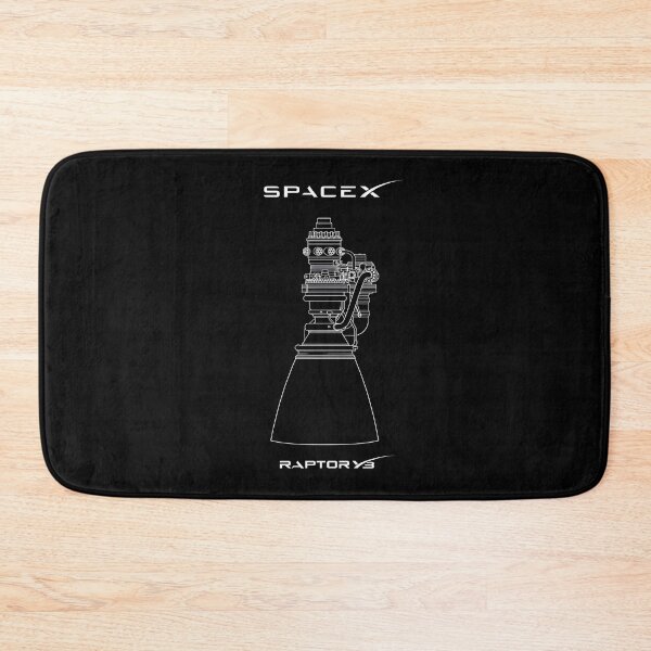 Item preview, Raptor V3 Rocket Engine Blueprint | Advanced Methane Space Engine Technical Drawing T-Shirt designed and sold by Dyan4.