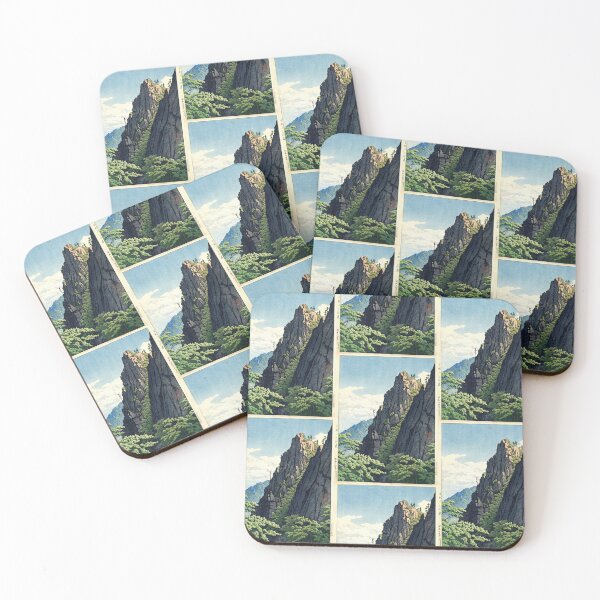 Item preview, Samburam Rock Kumgang Mountain by Hasui Kawase: Japanese Poster, Serene Landscape, Ukiyo-e Art Print designed and sold by artofuniverse.