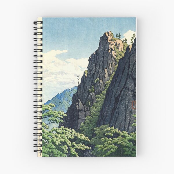 Item preview, Samburam Rock Kumgang Mountain by Hasui Kawase: Japanese Poster, Serene Landscape, Ukiyo-e Art Print designed and sold by artofuniverse.
