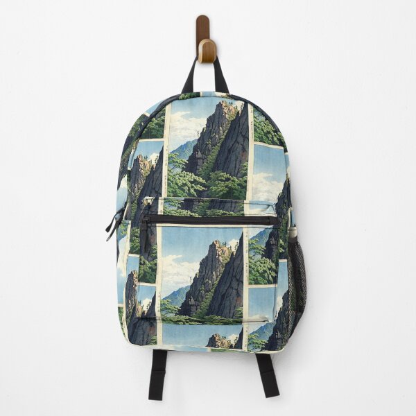 Item preview, Samburam Rock Kumgang Mountain by Hasui Kawase: Japanese Poster, Serene Landscape, Ukiyo-e Art Print designed and sold by artofuniverse.