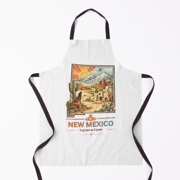 Item preview, New Mexico State Map Wall Art | Vintage Southwest Outline Design | Crescit Eundo | Land of Enchantment Inspired | Retro Travel Poster | USA State Gift designed and sold by Thehatinthecat.