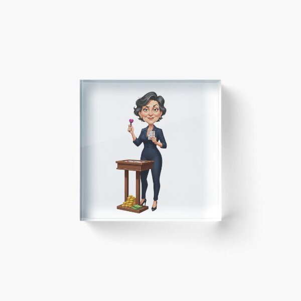 Item preview, Bingo Baddie Gangster Grandma Podium Illustration   designed and sold by vk09.