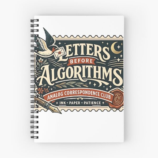 Item preview, Letters Before Algorithms Vintage Letter Writing Art designed and sold by Xnuery.