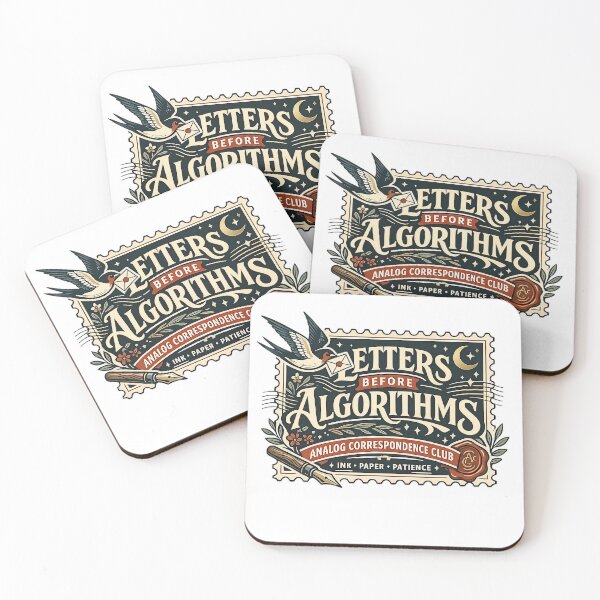 Item preview, Letters Before Algorithms Vintage Letter Writing Art designed and sold by Xnuery.