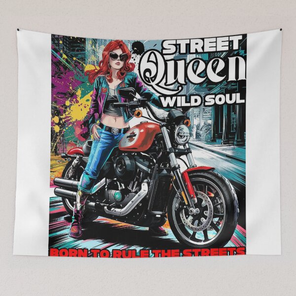 Item preview, Street Queen , Wild Soul - Born to rule the streets designed and sold by Concept-Hub.