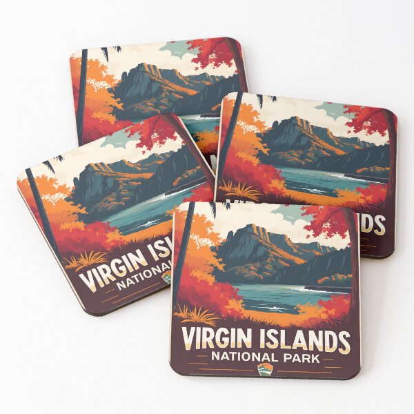 Item preview, Virgin Islands National Park Autumn USA Vintage Travel Tourism designed and sold by TravelersGems.