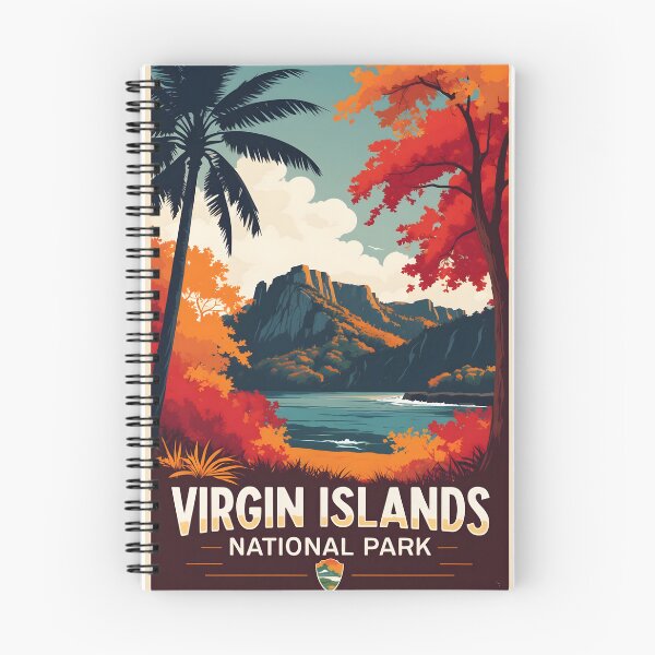 Item preview, Virgin Islands National Park Autumn USA Vintage Travel Tourism designed and sold by TravelersGems.