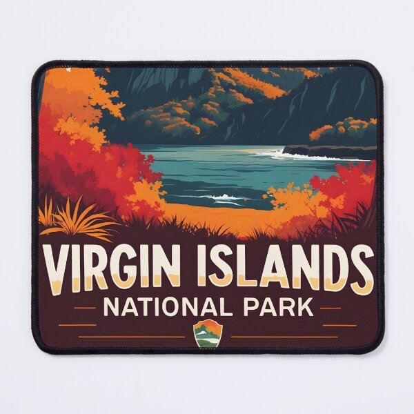 Item preview, Virgin Islands National Park Autumn USA Vintage Travel Tourism designed and sold by TravelersGems.
