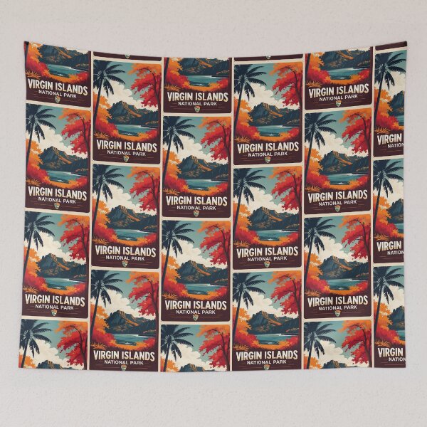 Item preview, Virgin Islands National Park Autumn USA Vintage Travel Tourism designed and sold by TravelersGems.