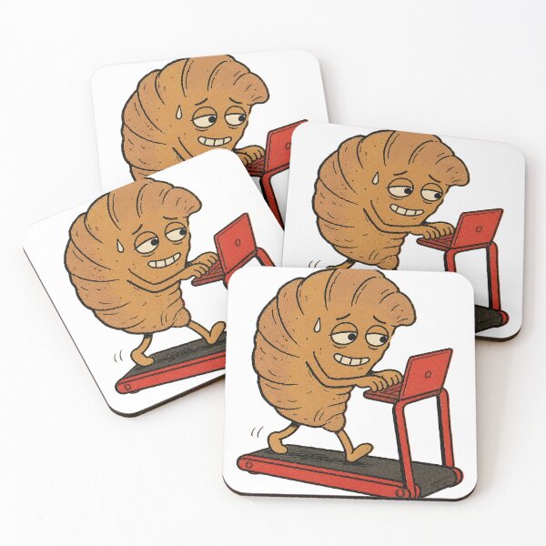 Item preview, Productivity Croissant – Treadmill Laptop designed and sold by Spenceless Designz.