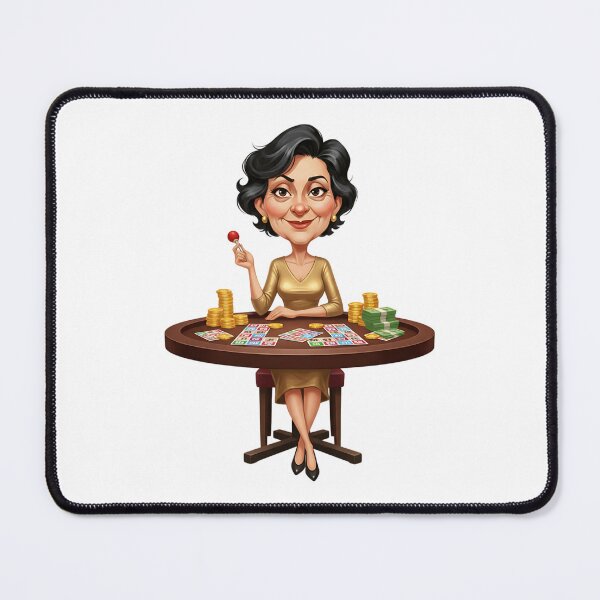 Item preview, Bingo Baddie Gangster Grandma Gold Dress Illustration designed and sold by vk09.