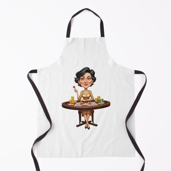 Item preview, Bingo Baddie Gangster Grandma Gold Dress Illustration designed and sold by vk09.