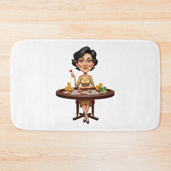 Item preview, Bingo Baddie Gangster Grandma Gold Dress Illustration   designed and sold by vk09.