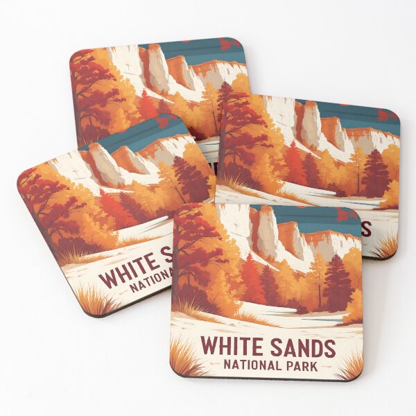 Item preview, White Sands National Park Autumn USA Vintage Travel Tourism designed and sold by TravelersGems.