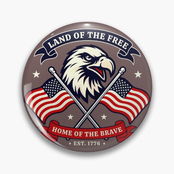 Item preview, land of the free designed and sold by kalbostyle.