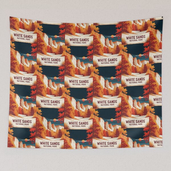 Item preview, White Sands National Park Autumn USA Vintage Travel Tourism designed and sold by TravelersGems.