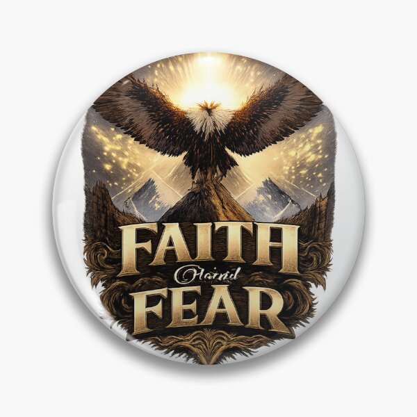 Item preview, Faith Over Fear - Christian Eagle Inspirational Design designed and sold by ionpower.