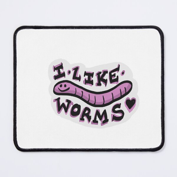 Item preview, I like worms designed and sold by SombreroDoodles.